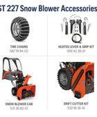 Husqvarna ST227 Songe résidentielle Songe