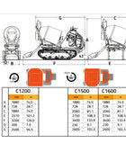 Cormidi CMF1200 - Hydrostatic Concrete Mixer 1200kg (2646lb) Capacity