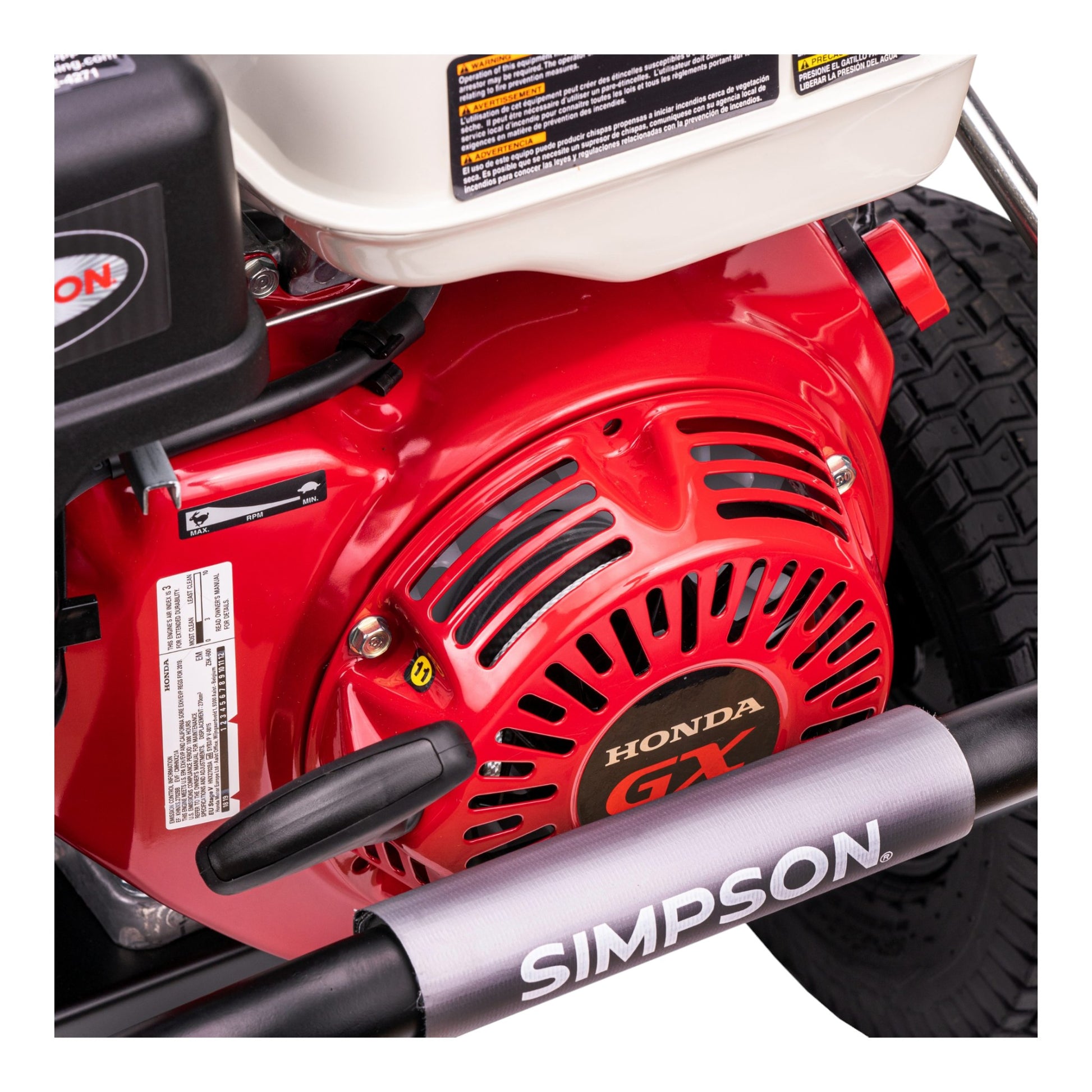 Simpson PS60869 Honda GX270 PowerShot 4000 PSI @ 3.5 GPM Pressure Washer