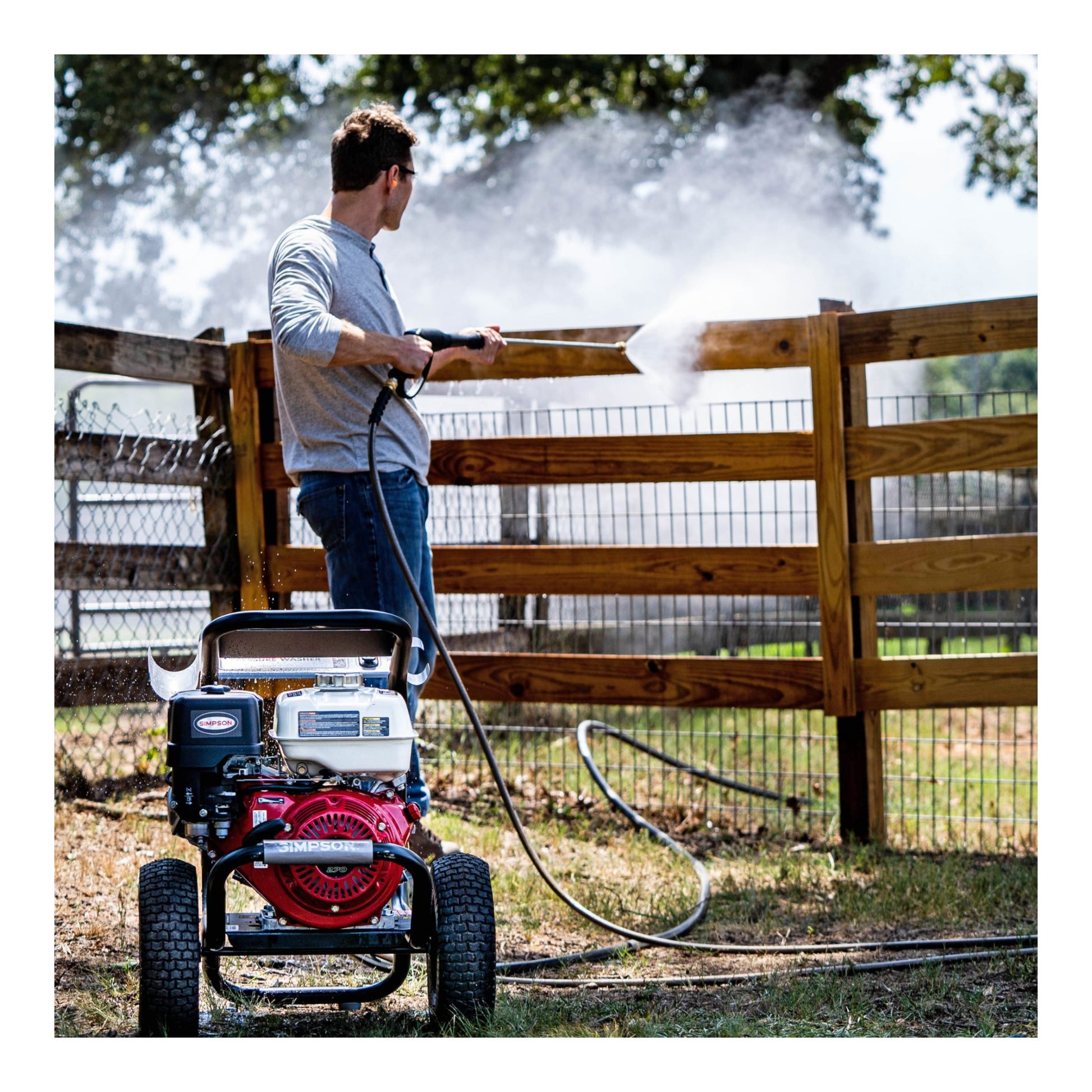 Simpson PS60869 Honda GX270 PowerShot 4000 PSI @ 3.5 GPM Pressure Washer