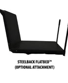 Buggy volcador eléctrico HOCE50, con volteo hidráulico, capacidad de carga de 500 kg (1102 lb), 120 V