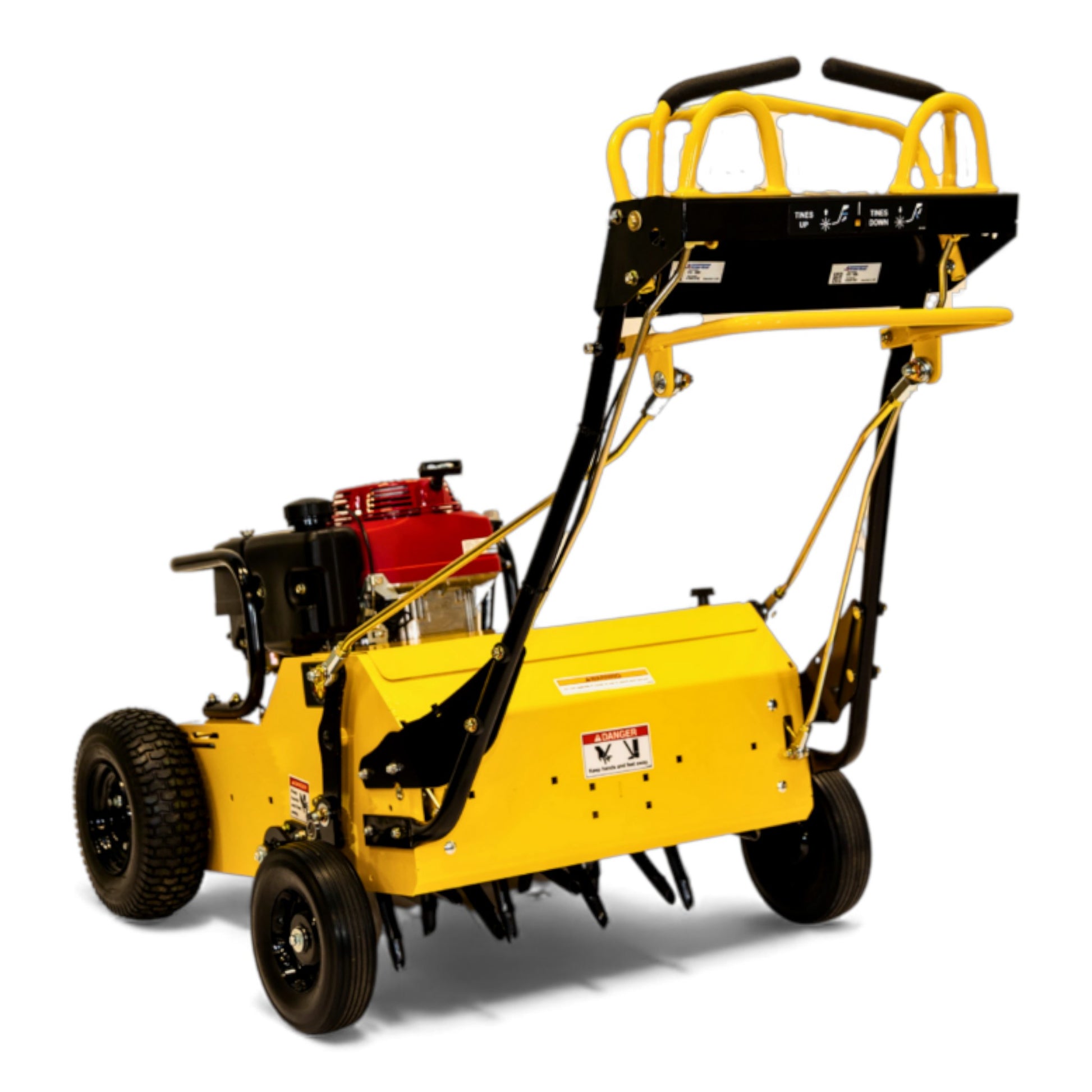 Stinger Dual-Aer 2475 Honda GXV390 24-inch dual hydrostatic walk-behind aerator with commercial tine system