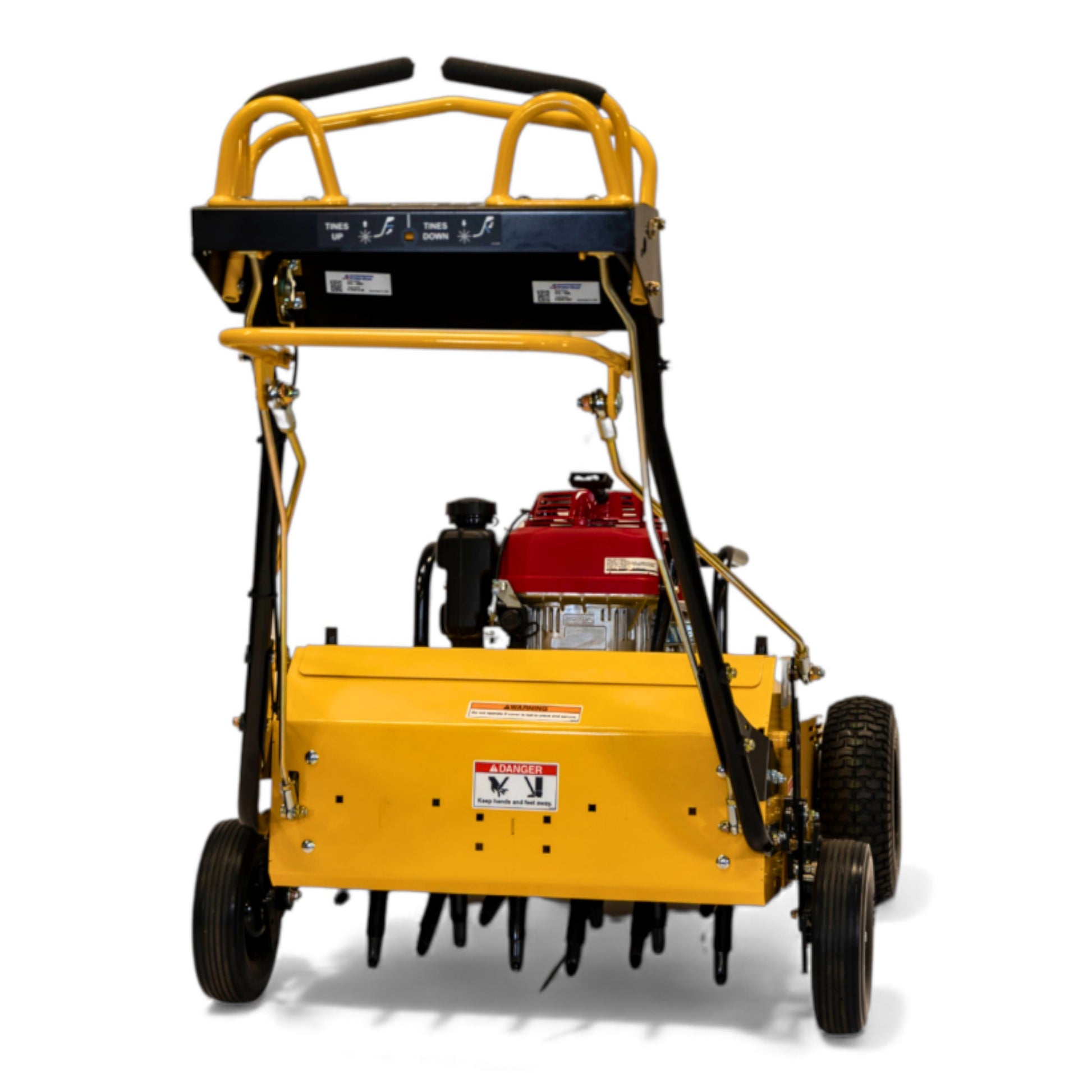 Stinger Dual-Aer 2475 Honda GXV390 24-inch dual hydrostatic walk-behind aerator with commercial tine system