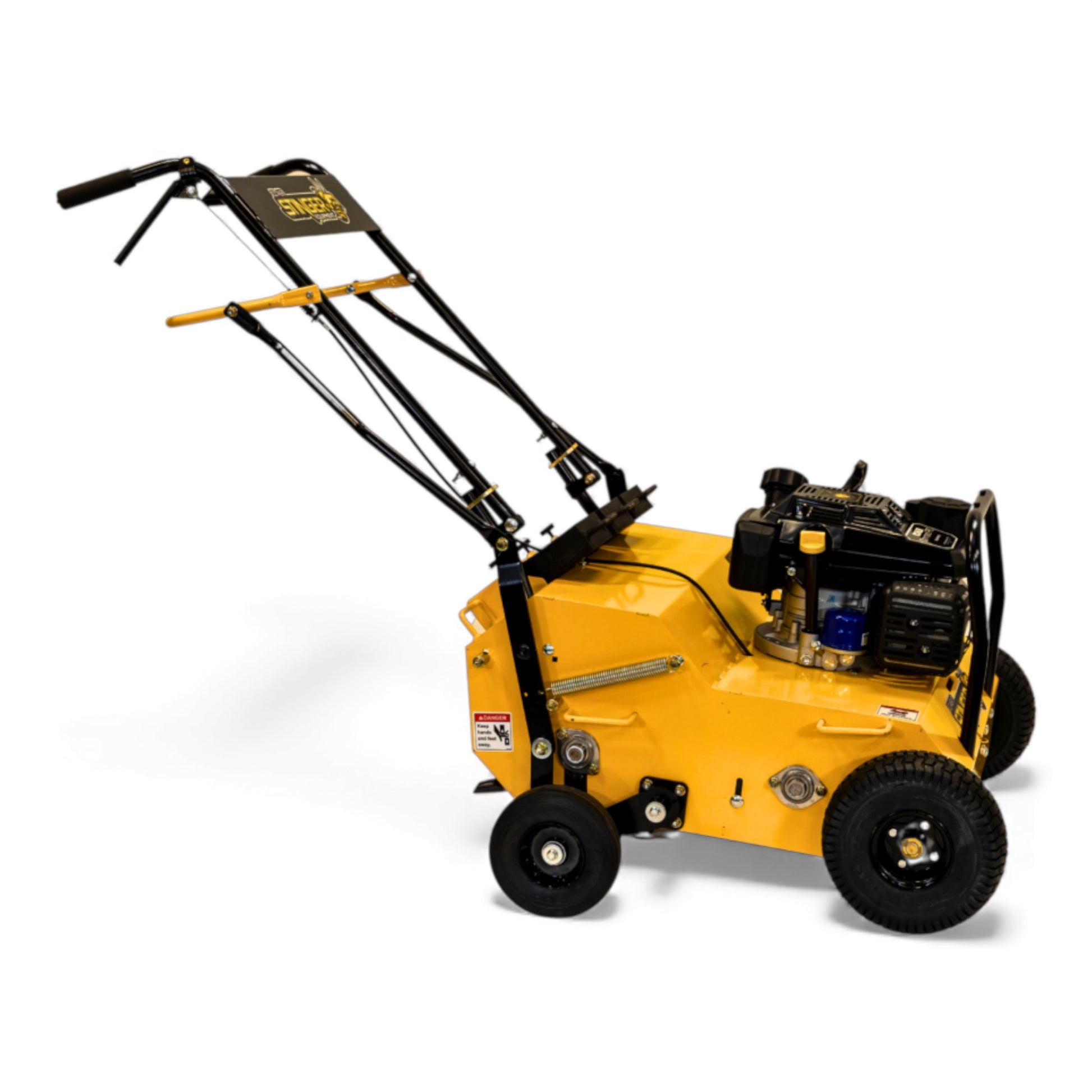 Stinger Equipment EZ-AER Kohler CV224 single hydrostatic walk-behind aerator with compact coring system