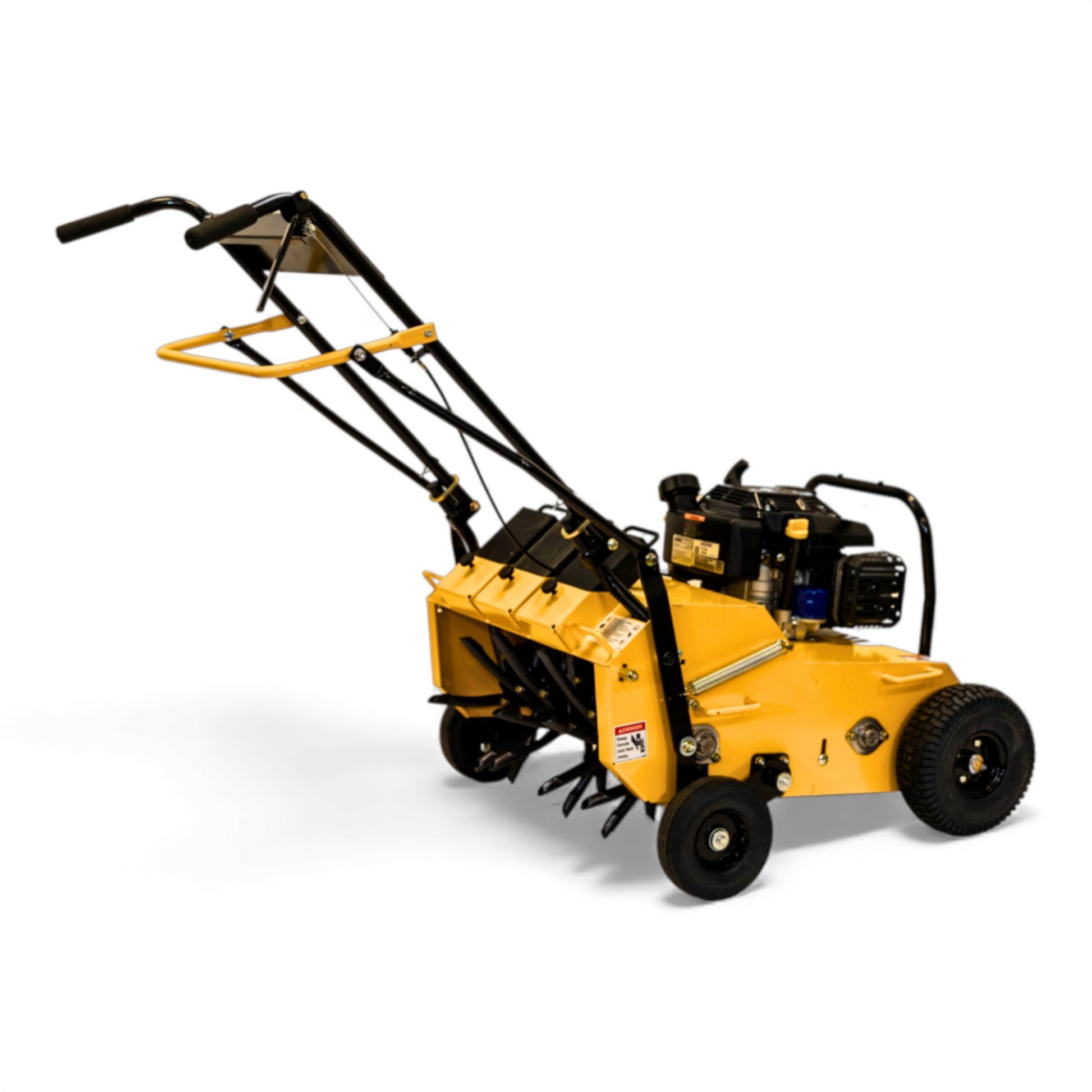 Stinger Equipment EZ-AER Kohler CV224 single hydrostatic walk-behind aerator with compact coring system