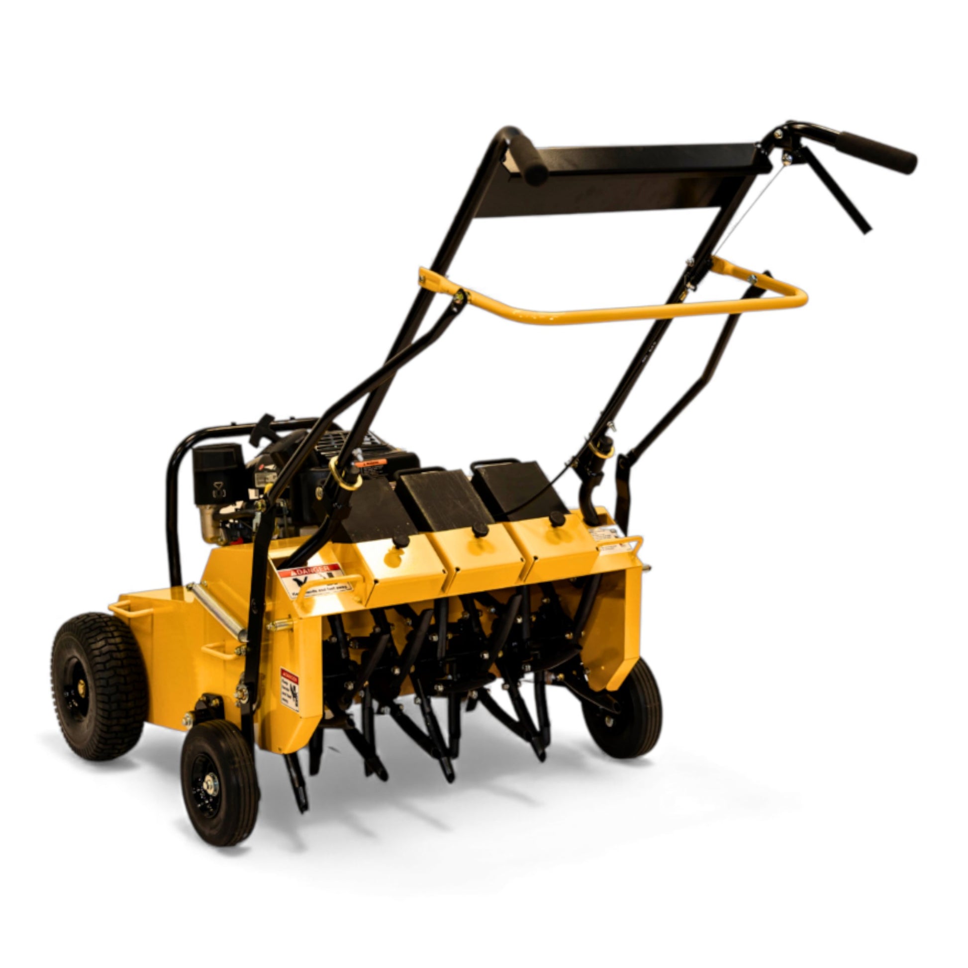 Stinger Equipment EZ-AER Kohler CV224 single hydrostatic walk-behind aerator with compact coring system