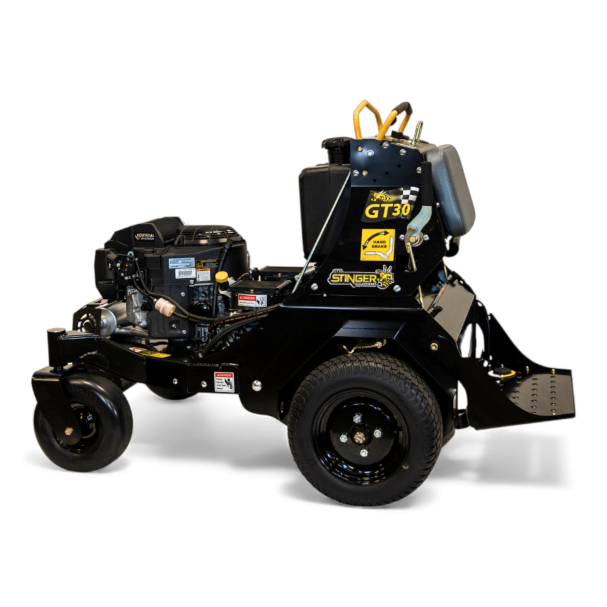 Stinger GT30 30-inch hydrostatic riding aerator with Kawasaki FT730 EFI engine