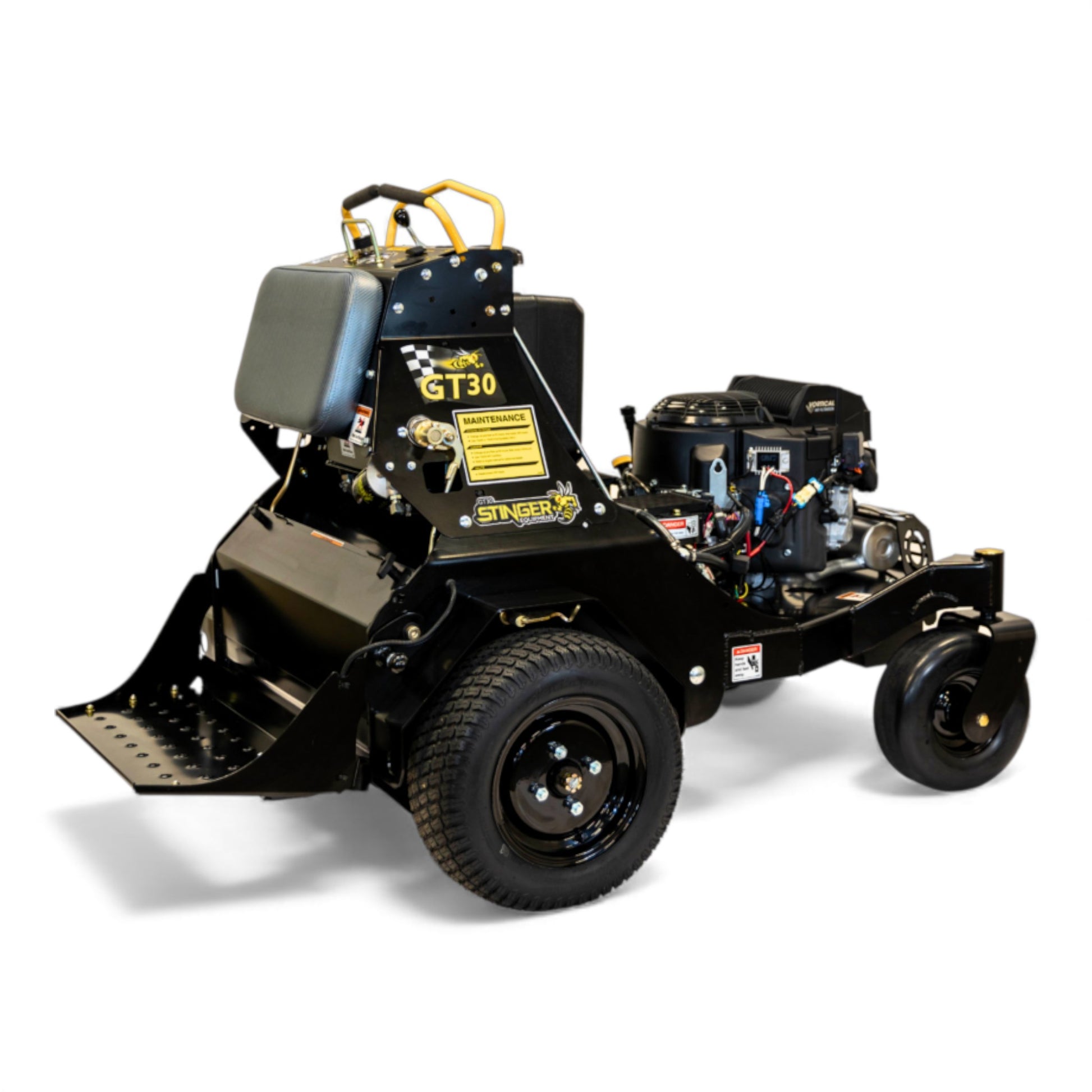 Stinger GT30 30-inch hydrostatic riding aerator with Kawasaki FT730 EFI engine