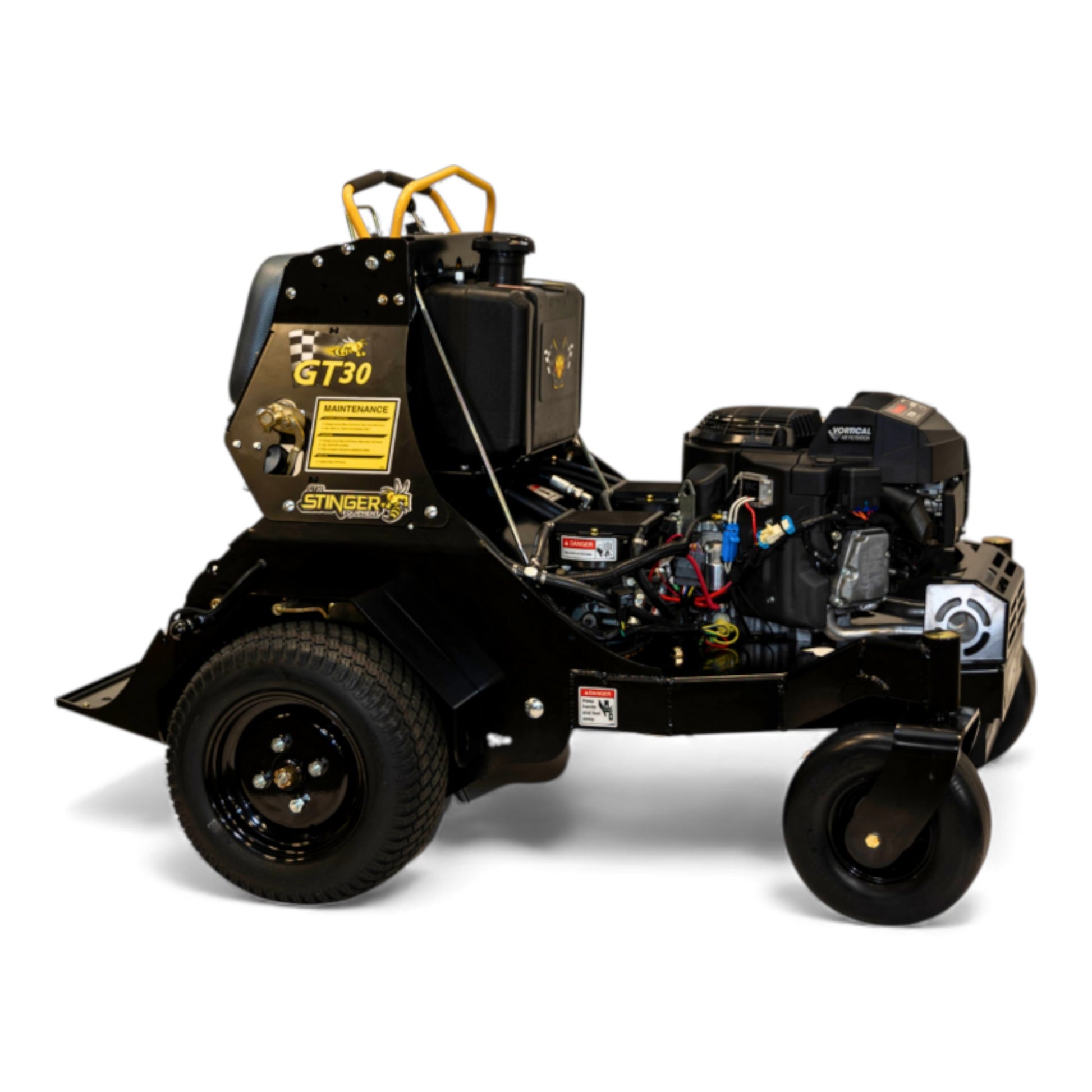 Stinger GT30 30-inch hydrostatic riding aerator with Kawasaki FT730 EFI engine