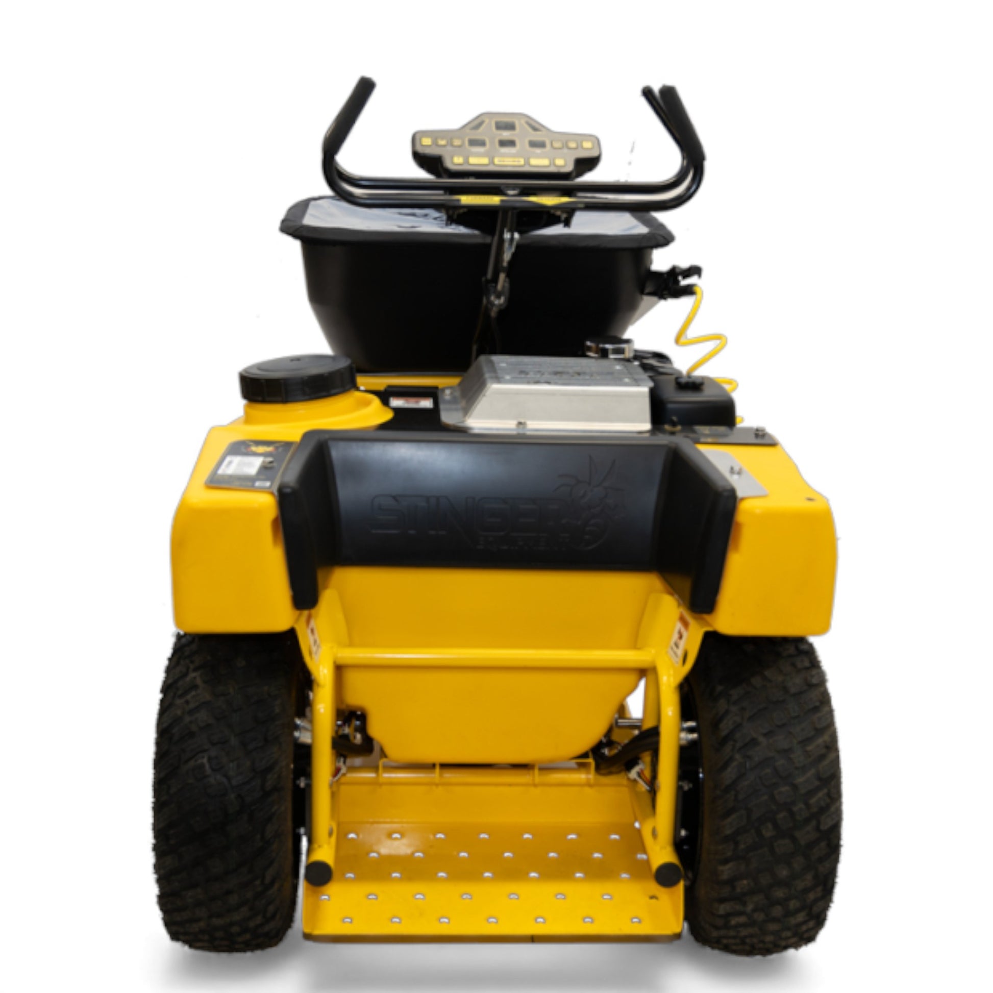 Stinger Equipment Gateway Applicator with digital controls, ground-metered spreading and spraying, and stainless steel frame