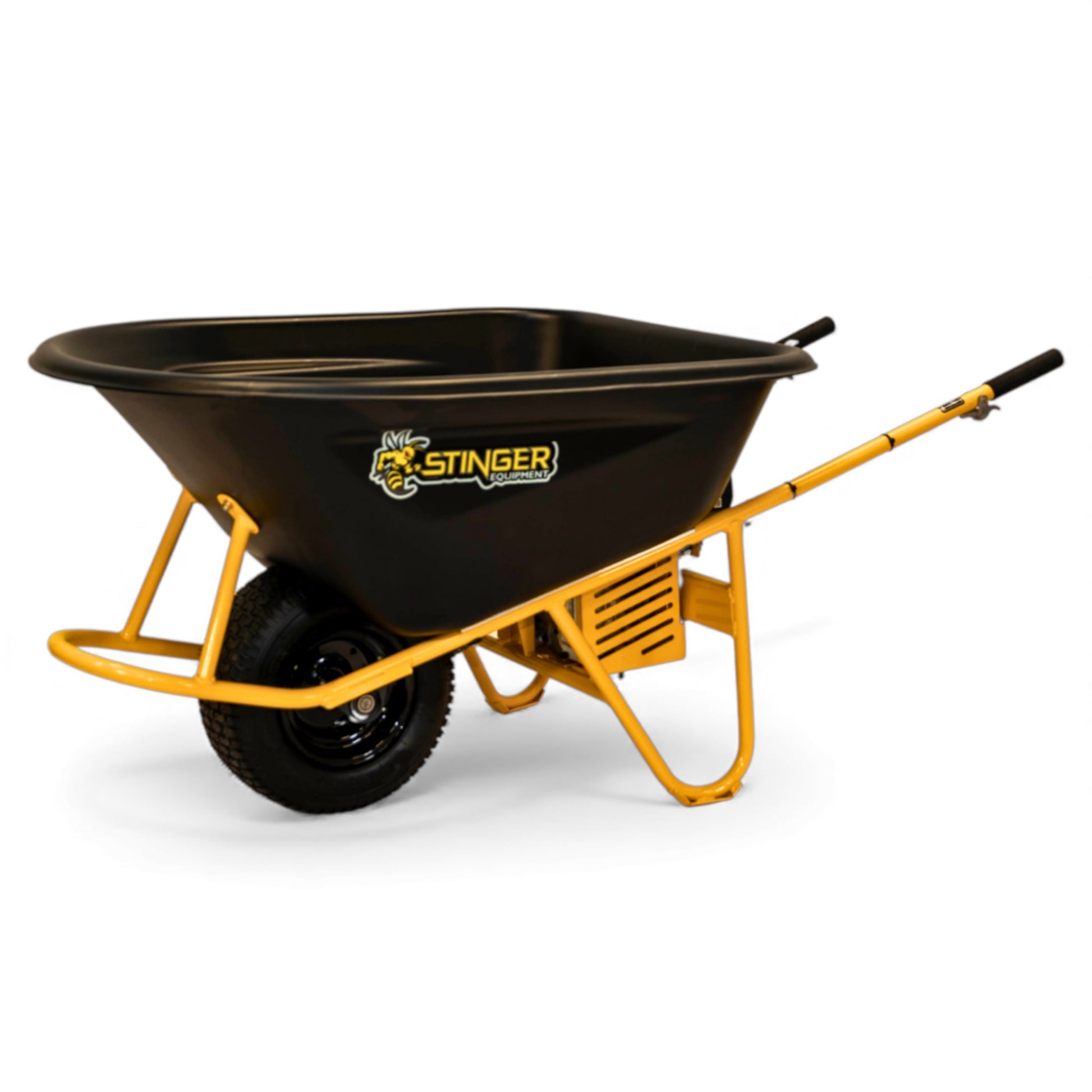 Stinger GOBARROW 9200 Honda GX50 self-propelled hydrostatic wheelbarrow with heavy-duty hauling capacity
