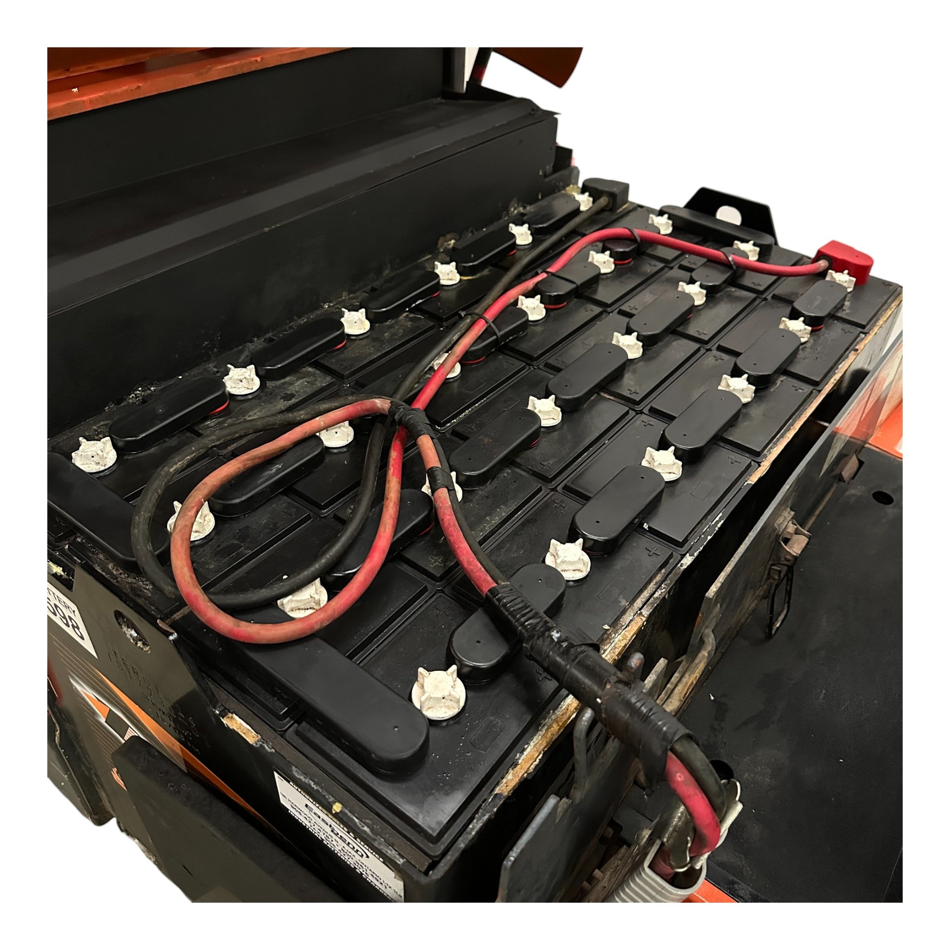 Toyota 7FBEU15 3 Wheel Electric Forklift, 3000 lb (1360 kg) Capacity, Fork Positioner, Charger Included