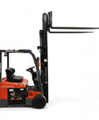 Toyota 7FBEU15 3 Wheel Electric Forklift, 3000 lb (1360 kg) Capacity, Fork Positioner, Charger Included