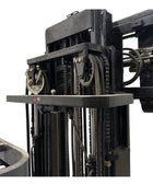 Toyota 7FBEU15 3 Wheel Electric Forklift, 3000 lb (1360 kg) Capacity, Fork Positioner, Charger Included