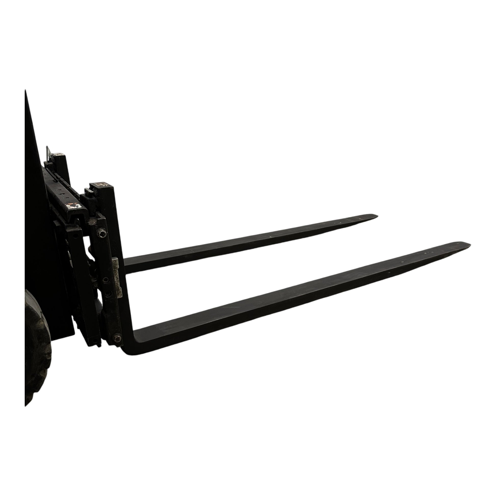 Toyota 7FBEU15 3 Wheel Electric Forklift, 3000 lb (1360 kg) Capacity, Fork Positioner, Charger Included