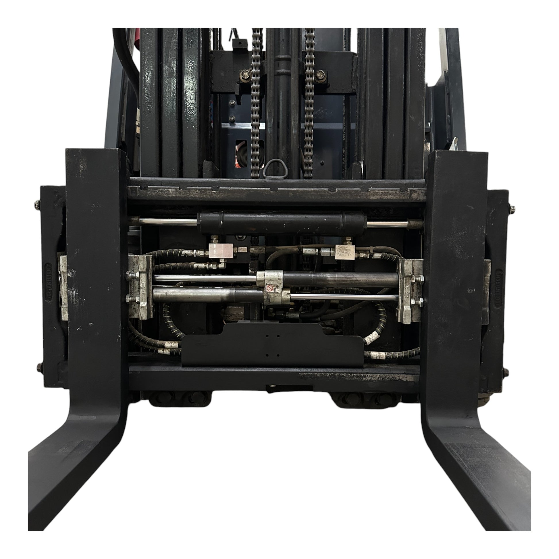 Toyota 7FBEU15 3 Wheel Electric Forklift, 3000 lb (1360 kg) Capacity, Fork Positioner, Charger Included