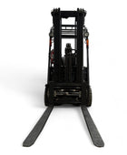 Toyota 7FBEU15 3 Wheel Electric Forklift, 3000 lb (1360 kg) Capacity, Fork Positioner, Charger Included