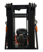 Toyota 7FBEU15 3 Wheel Electric Forklift, 3000 lb (1360 kg) Capacity, Fork Positioner, Charger Included
