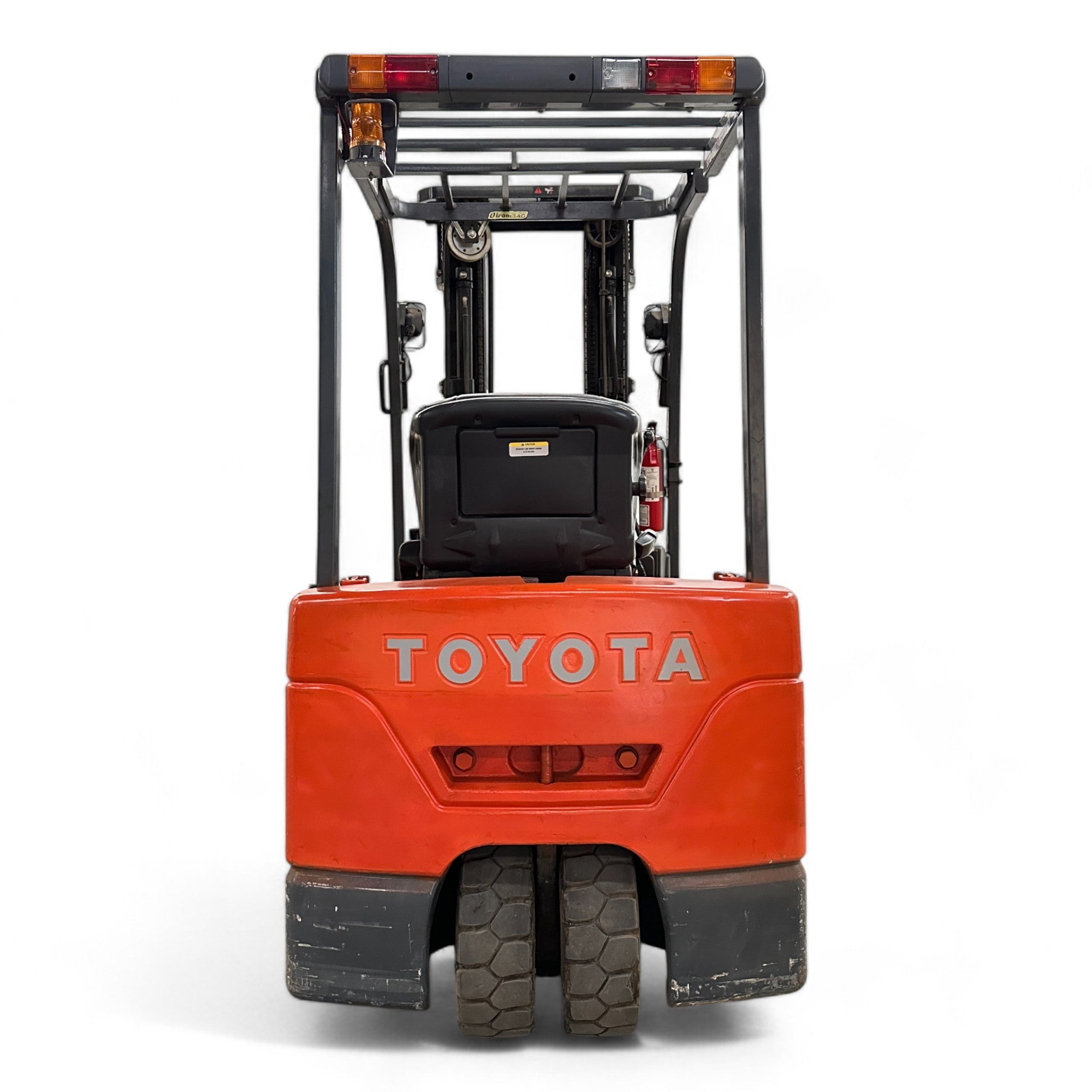 Toyota 7FBEU15 3 Wheel Electric Forklift, 3000 lb (1360 kg