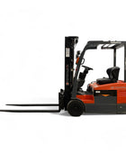 Toyota 7FBEU15 3 Wheel Electric Forklift, 3000 lb (1360 kg) Capacity, Fork Positioner, Charger Included