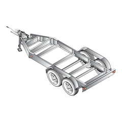 MQ Power TRLR125US Tandem Axle Trailer