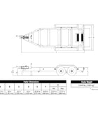 MQ Power TRLR220EV Tandem Axle Trailer