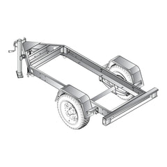 MQ Power TRLR25US2 Single Axle Trailer