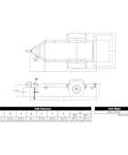 MQ Power TRLR25US2 Single Axle Trailer