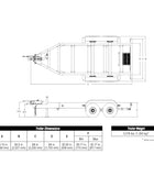 MQ Power TRLR300EV Tandem Axle Trailer