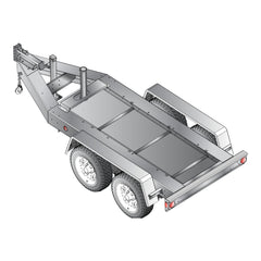 MQ Power TRLR502XF Tandem Axle Trailer