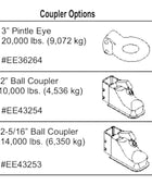 Remorque à essieu tandem MQ Power TRLR75XF2