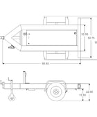 MQ Power TRLRMPXF Single Axle Trailer