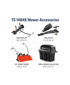 TS148XK Husqvarna Lawn Mower 24 Hp Kohler V-Twin 48 Inch Deck