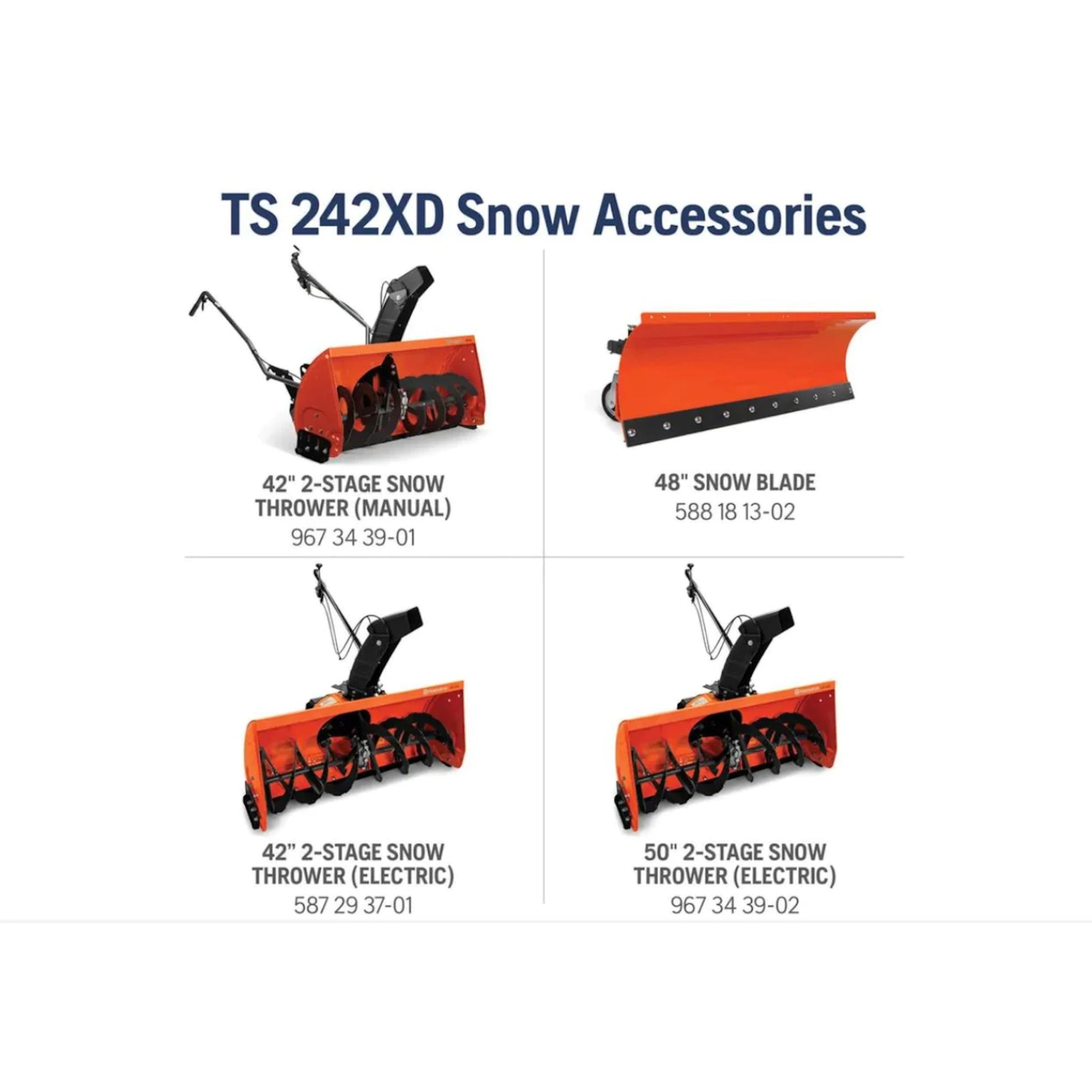 TS242XD Husqvarna Cortacésped 21.5Hp Kawasaki 42 pulgadas ClearCut Deck Pedal doble