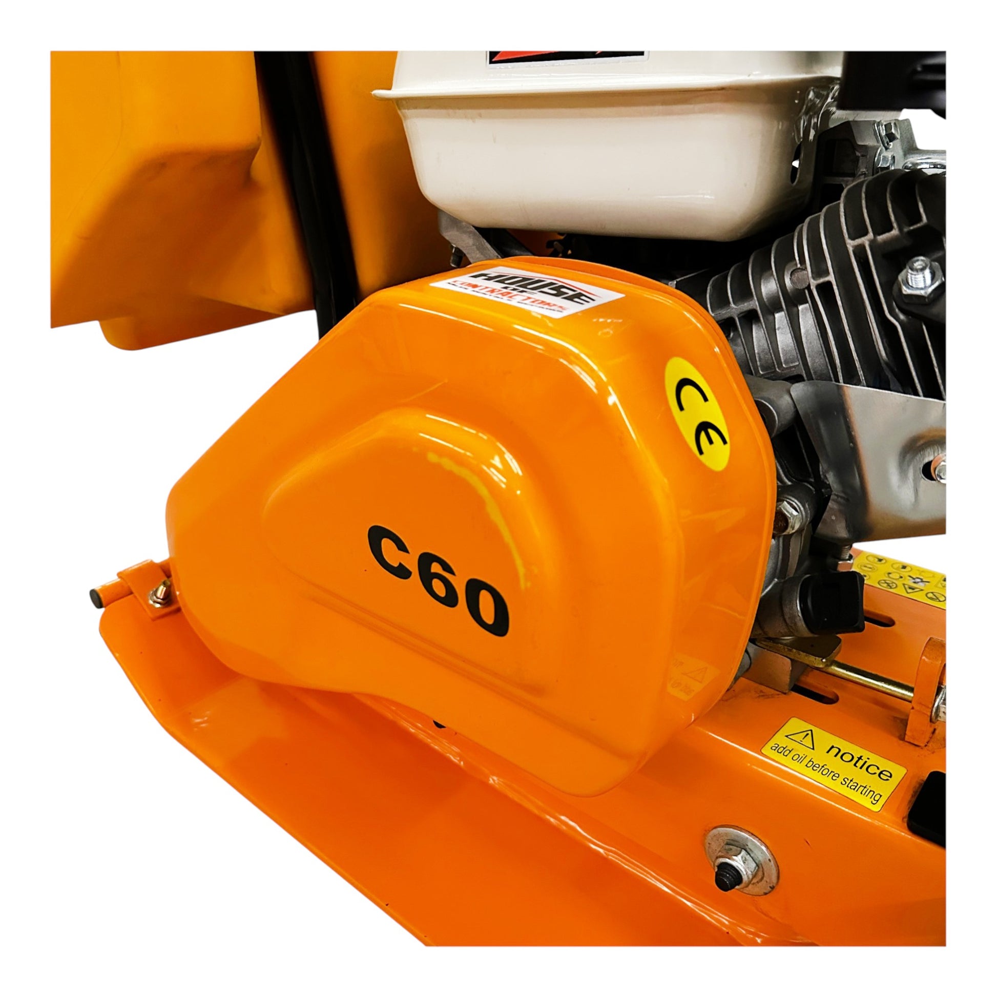 HOC C60 14 Inch Commercial Plate Compactor - Honda GX200, Wheel Kit, Water Kit O