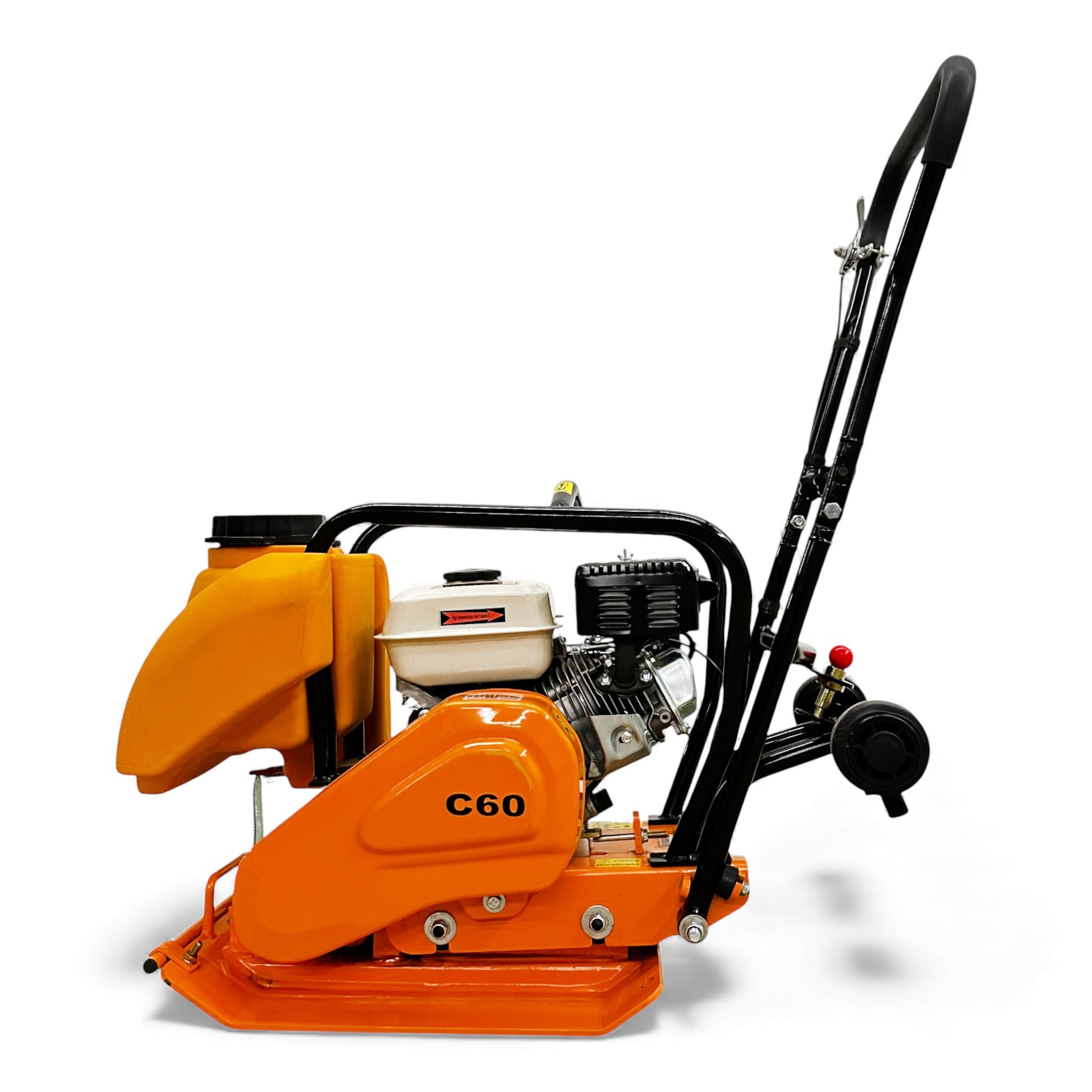 HOC C60 14 Inch Commercial Plate Compactor - Honda GX200, Wheel Kit, Water Kit E