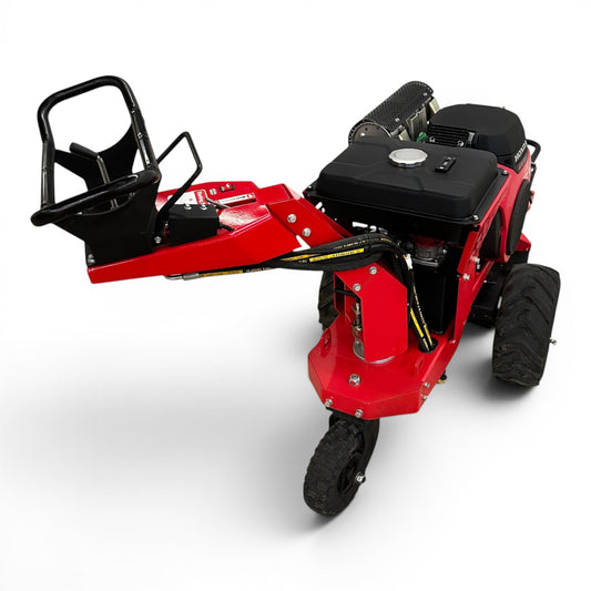 HOC911 Self Propelled Swivel Head Stump Grinder, Honda GX690 22.1 HP Electric Start, 18 Inch Above Ground Grinding, 12 Tungsten Carbide Teeth B