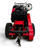 HOC911 Self Propelled Swivel Head Stump Grinder, Honda GX690 22.1 HP Electric Start, 18 Inch Above Ground Grinding, 12 Tungsten Carbide Teeth G