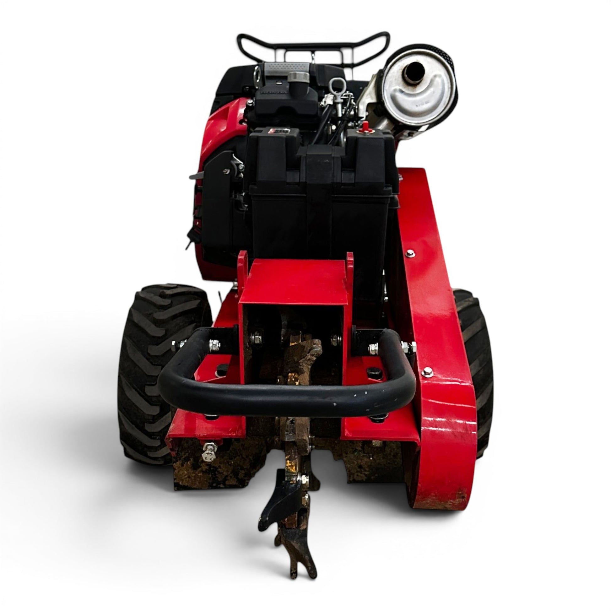 HOC911 Self Propelled Swivel Head Stump Grinder, Honda GX690 22.1 HP Electric Start, 18 Inch Above Ground Grinding, 12 Tungsten Carbide Teeth G