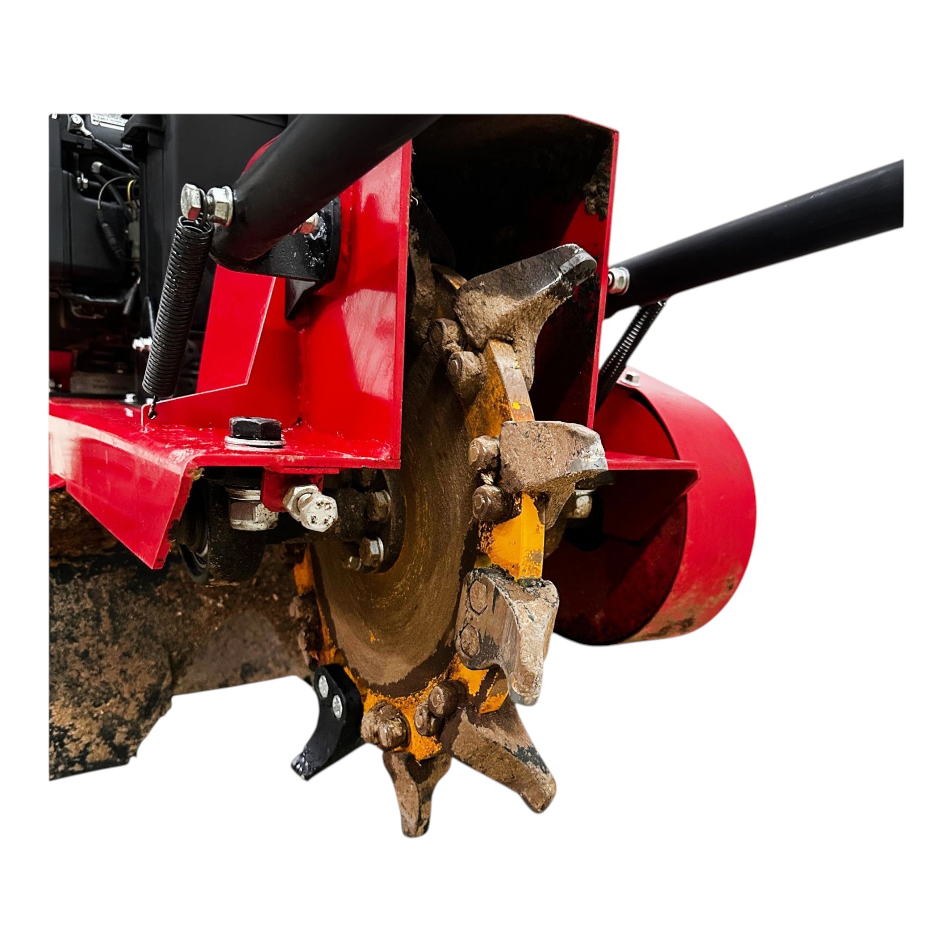 HOC911 Self Propelled Swivel Head Stump Grinder, Honda GX690 22.1 HP Electric Start, 18 Inch Above Ground Grinding, 12 Tungsten Carbide Teeth P