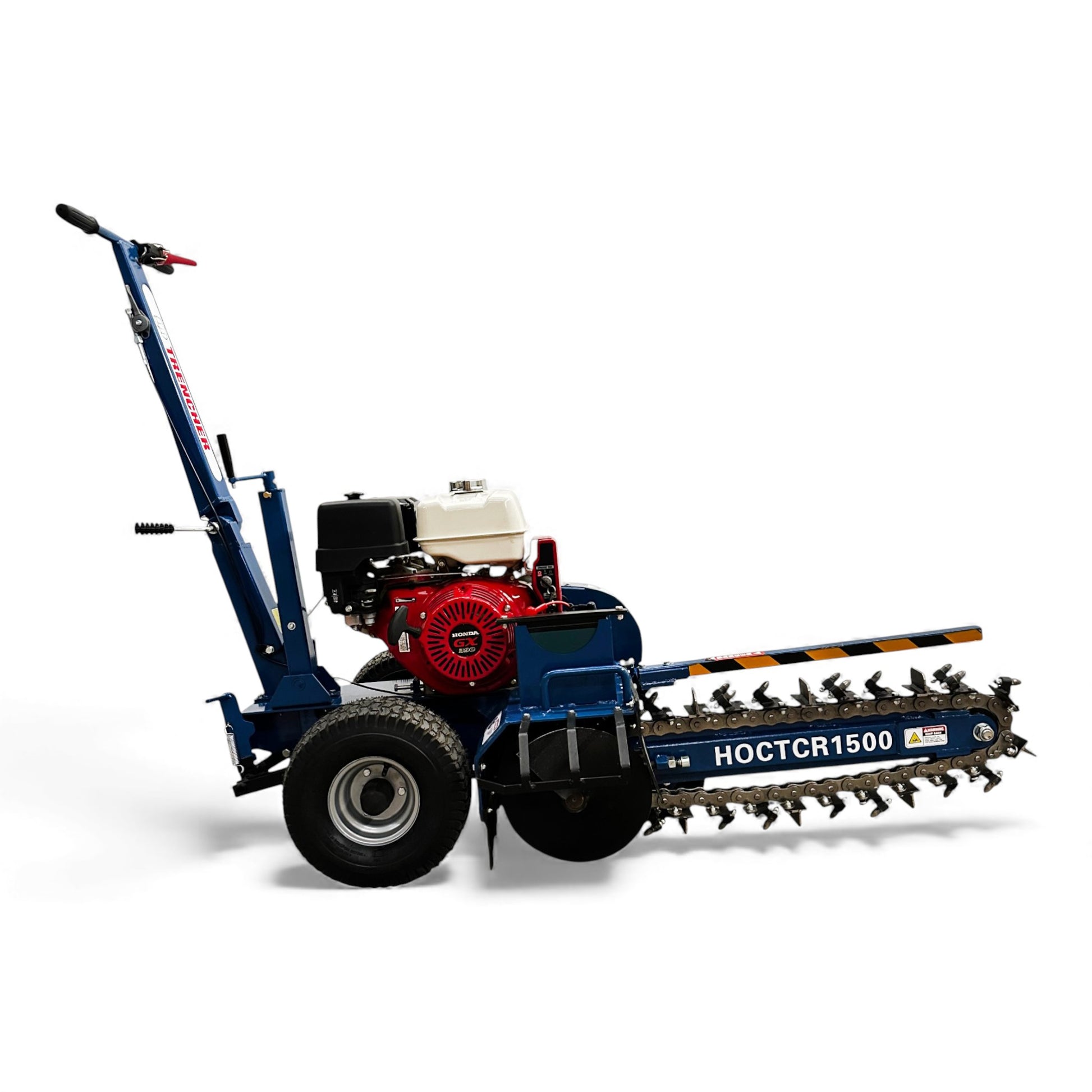 HOCTCR1500 Trencher – Honda GX390 Engine, 25 Inch Digging Depth, 27 Tungsten Carbide Teeth Z