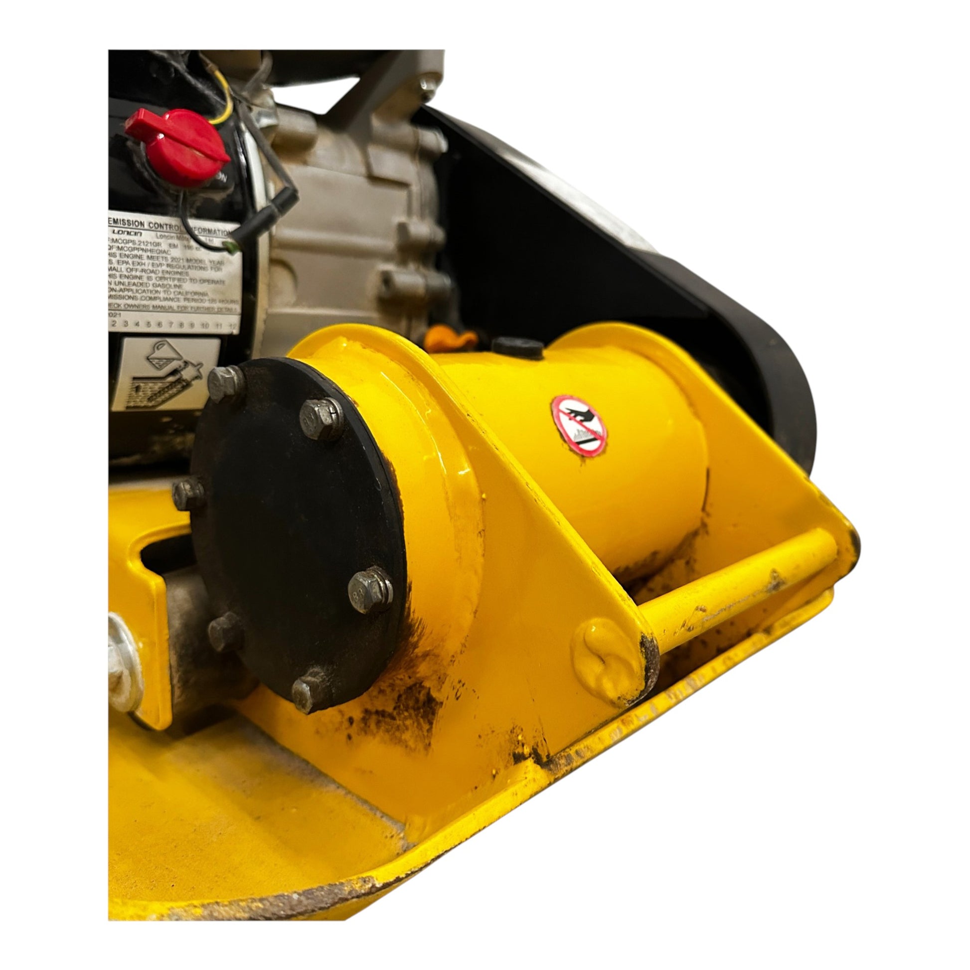 HOC C50 14 Inch Plate Compactor - 196cc Engine, 2473.89 lbs Compaction Force N