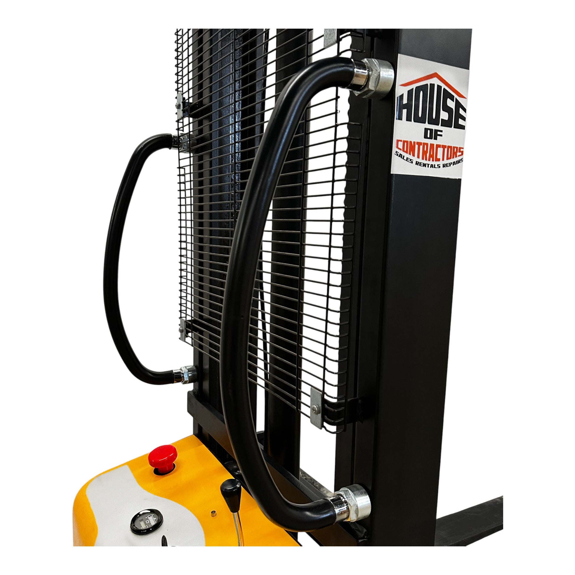 HOC EMS1035W Semi Electric Wide Leg Stacker - 1000 kg (2204 lbs), 138 Inch Capacity, CSA and UL Certified O