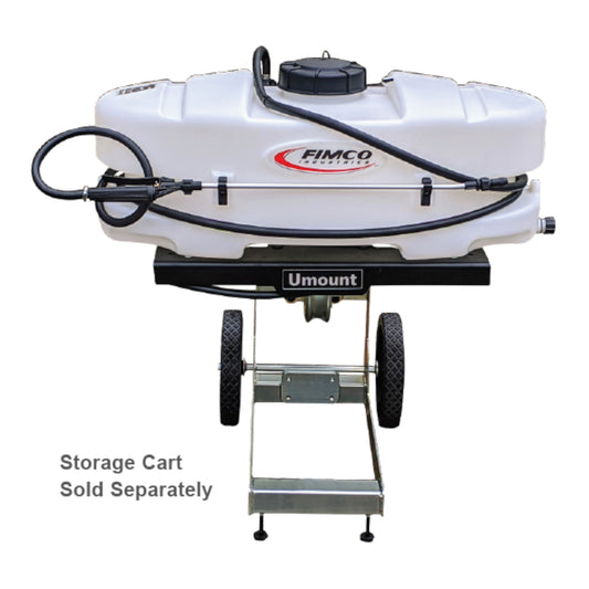 Umount 15-gallon 60 PSI adjustable liquid impulse sprayer with precision spray controls