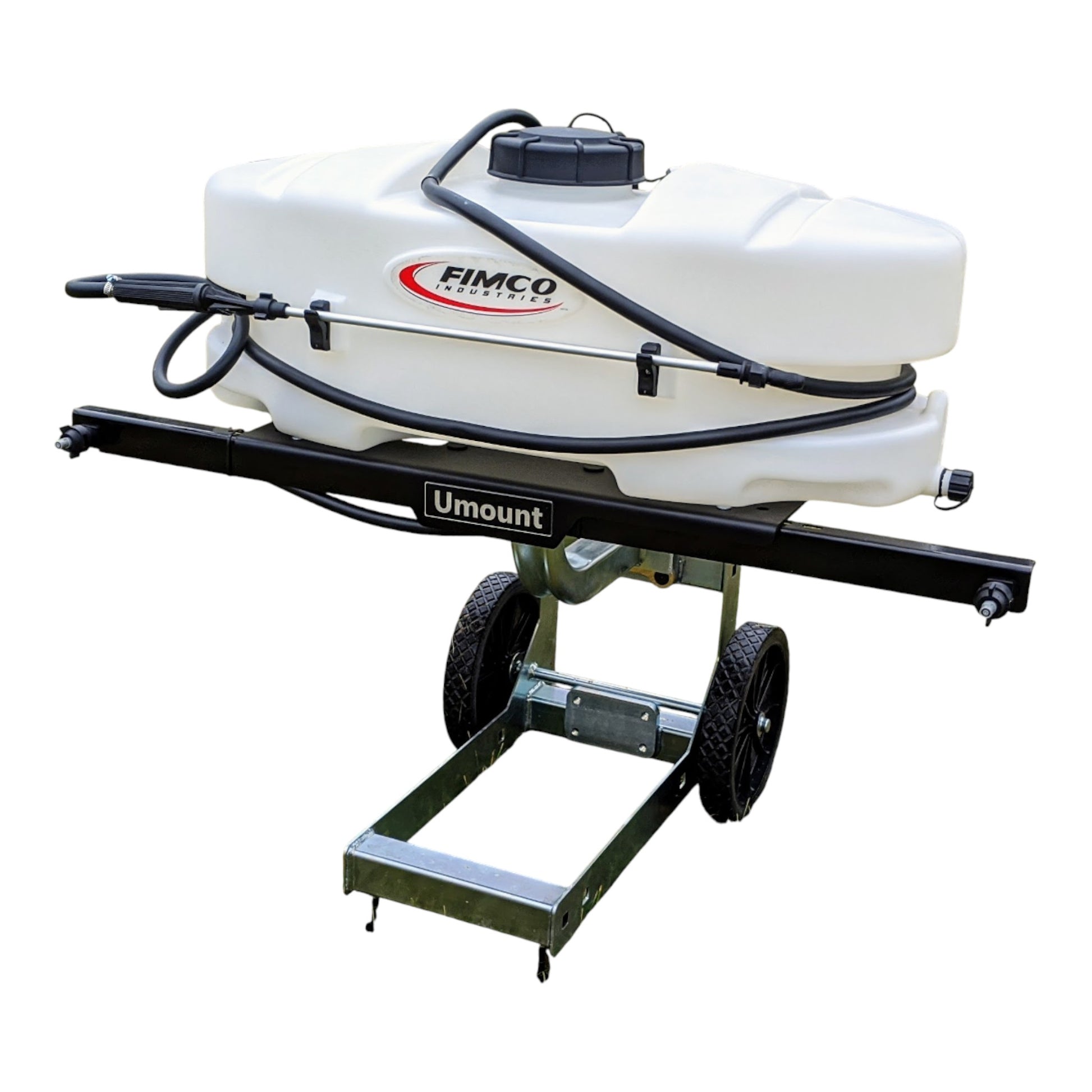 Umount 15-gallon 60 PSI adjustable liquid impulse sprayer with precision spray controls