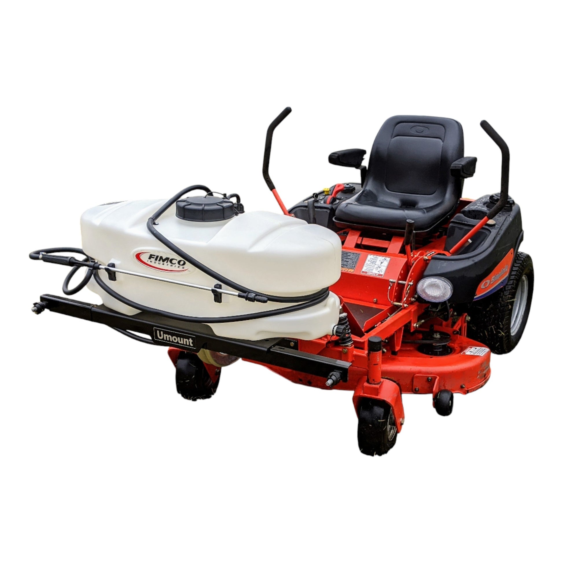 Umount 15-gallon 60 PSI adjustable liquid impulse sprayer with precision spray controls