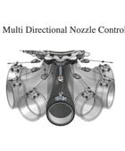 Umount UB-7 front-mounted blower with high-velocity airflow, universal mount design, and heavy-duty debris-clearing performance