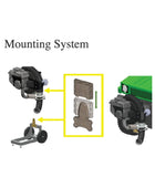 Umount UB-7 front-mounted blower with high-velocity airflow, universal mount design, and heavy-duty debris-clearing performance