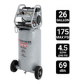 VC26 Compresseur d'air vertical ultra silencieux pour atelier/auto, 26 gallons, 175 PSI