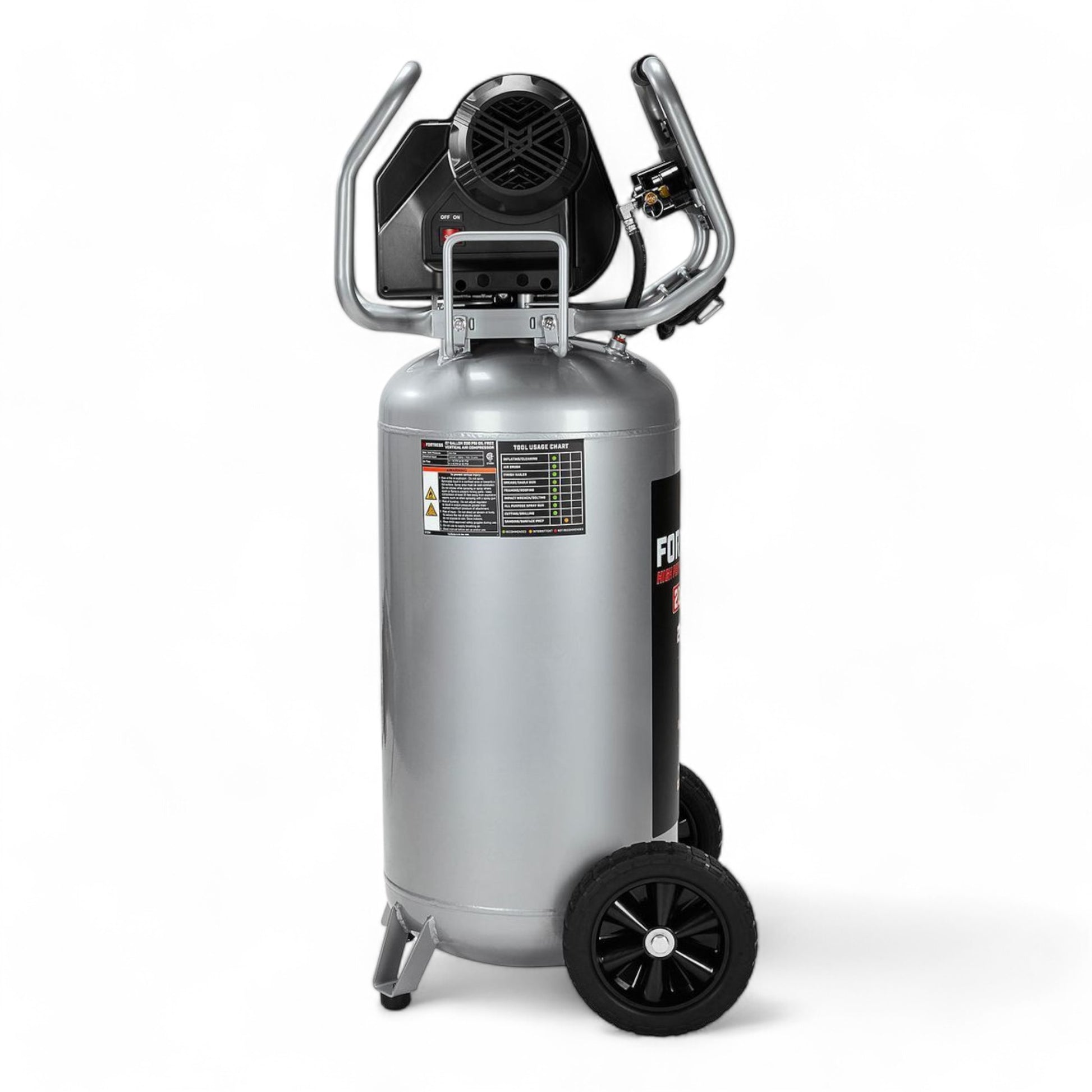 VC27 27 Gallon 200 PSI High Performance Oil-Free Vertical Shop/Auto Air Compressor